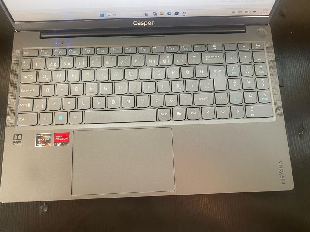 CASPER Nirvana X600 Ryzen5-7430U 16GB 1TB SSD 15.6" Freedos Laptop - 3