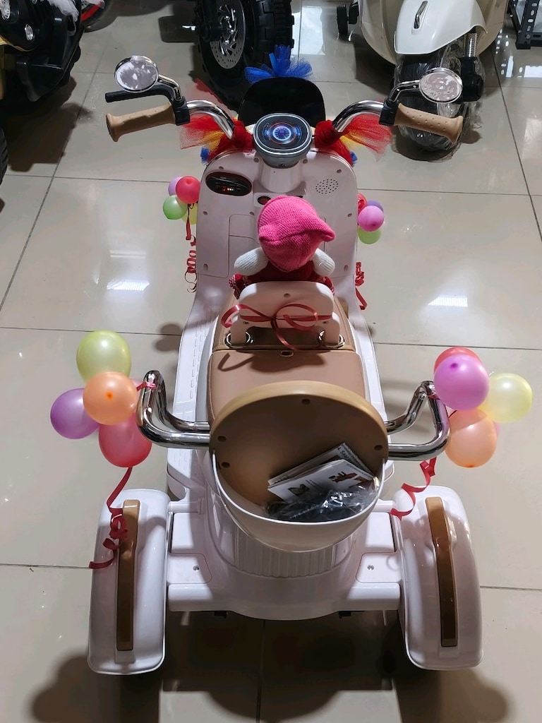 (YENİ ÜRÜN)2 KİŞİLİK VESPA KUMANDALI&MANUEL AKÜLÜ ARABA SCOOTER - 14