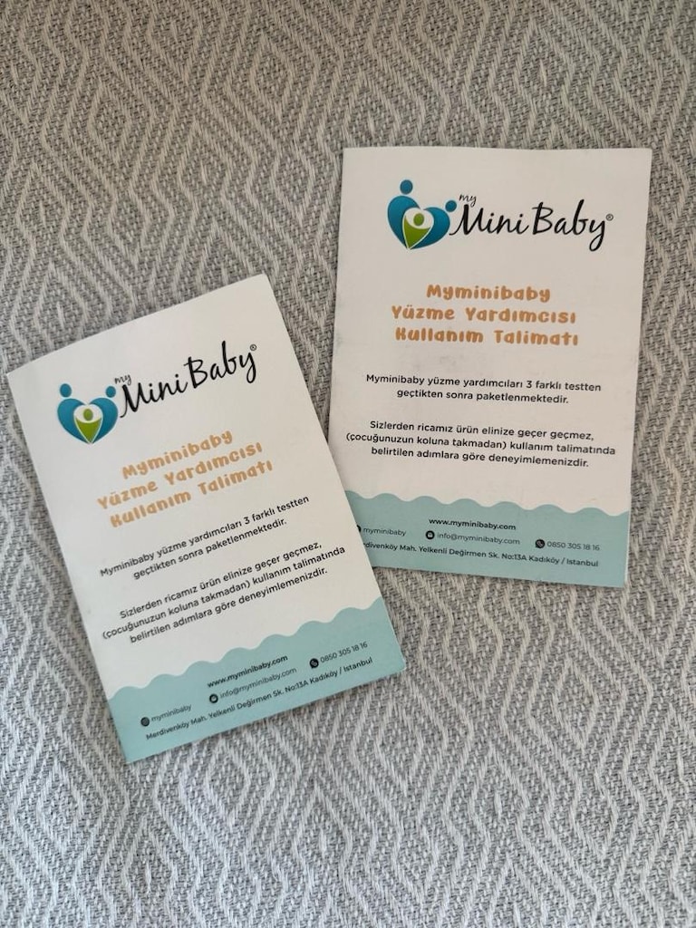 2 ÇİFT ORİJİNAL My Mini Baby Kolluk + Decathlon UV Şapka Hediyeli - 9