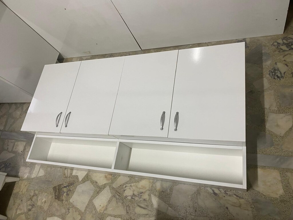 160 cm mutfak üst dolabı beyaz - 6