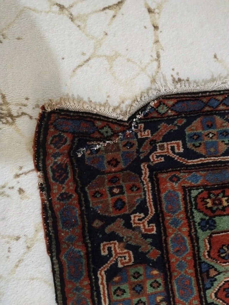 antika 150 yıllık el dokuması halı - 7