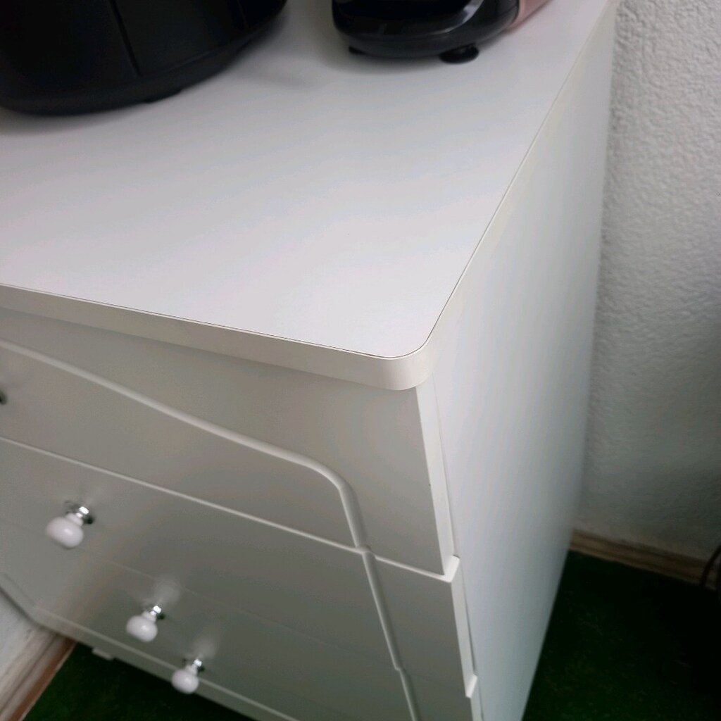 4 geniş çekmeceli beyaz şifoniyer - 2