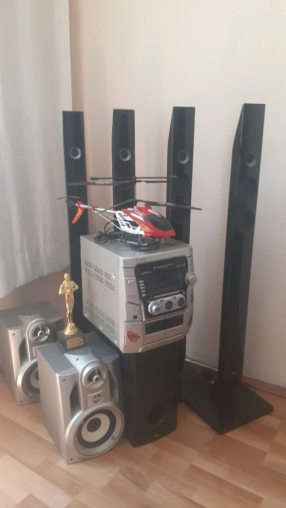 Arçelik müzik seti ve 4+1 lg'nin ses sistemi komple çalışır durumda - 2