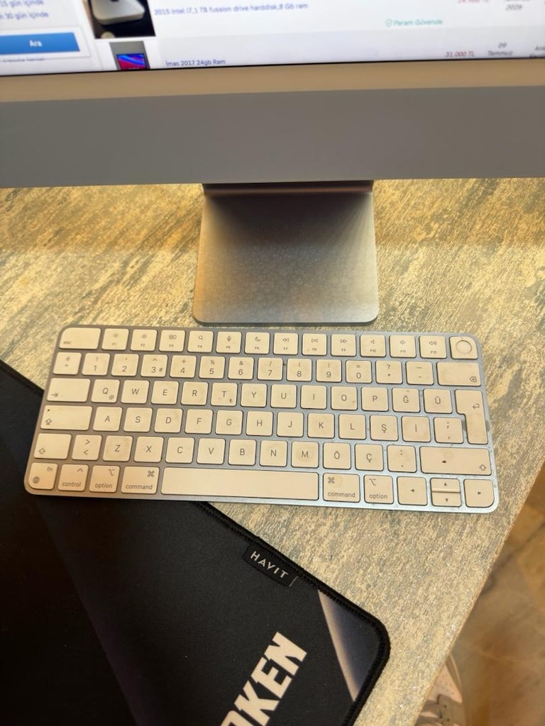 Apple iMac 24 M1 8GB RAM 500GB SSD 2021 MAVİ - 5