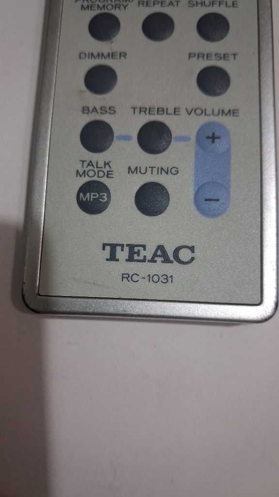 TEAC kumanda RC-1031 - 2