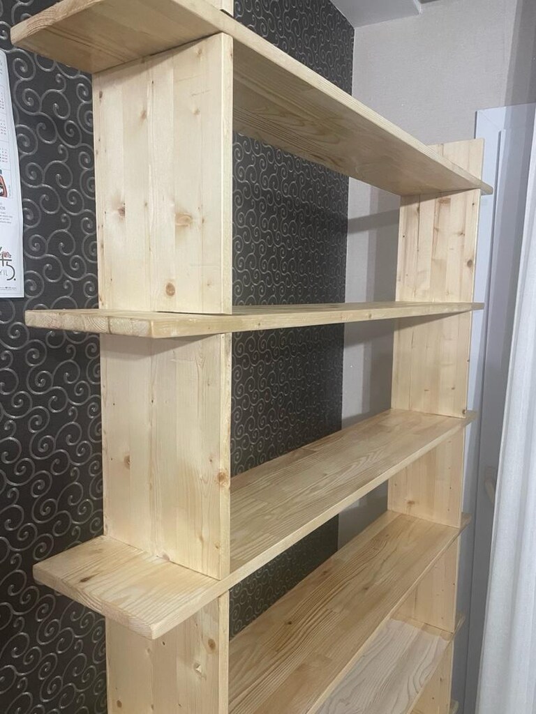 masif ahşap kitaplık - 2