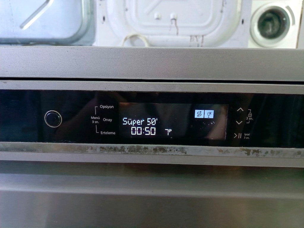 7.500 TL Etkin Vestel inox 10 programlı 3 sepetli çok temiz bulaşık ma - 6