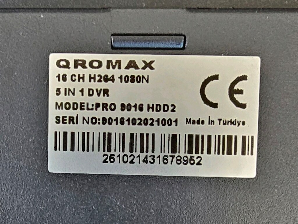 QROMAX 16 KANAL DVR KAMERA KAYIT CİHAZI - 3