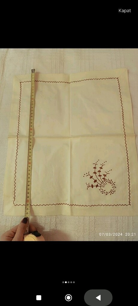 Vintage Kumaş Peçete - 2
