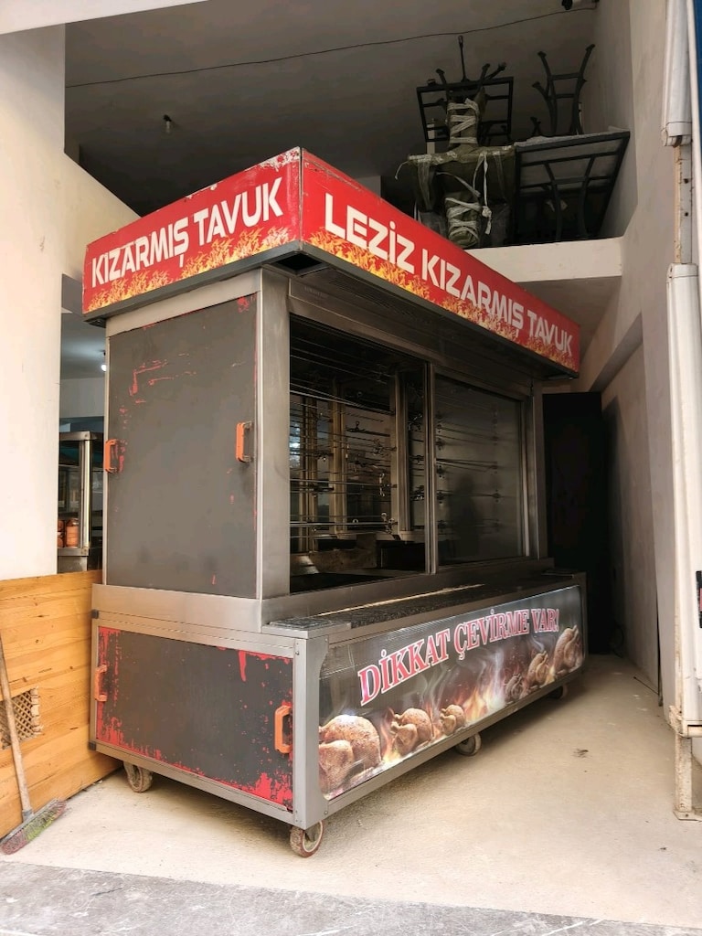 kızarmış tavuk çevirme makinesi - 3
