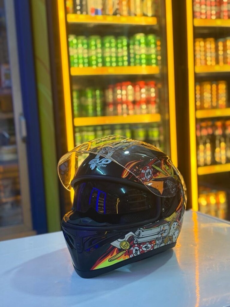 çiziksiz Hatasız desenli 0 ayarında kask - 4