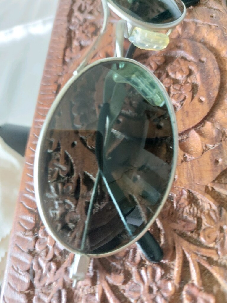 RAYBAN GÜNEŞ GÖZLÜĞÜ ORJINAL GÜMÜŞ CERCEVE ESKI MODEL RETRO VİNTAGE - 5