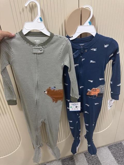 carters kullanılmamış 2 adet tulum
