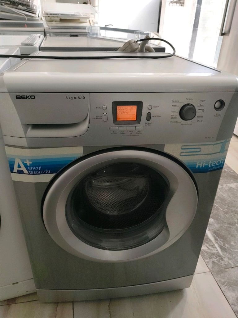 Beko gri 8 kg 1000 devir çok temiz çamaşır makinesi - 9