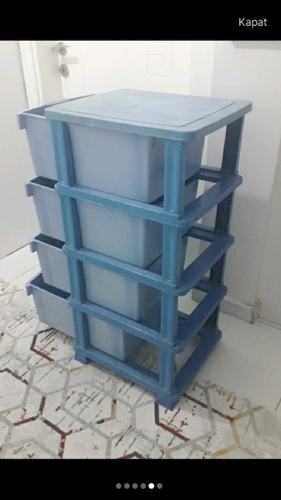 4 çekmeceli plastik dolap - 6