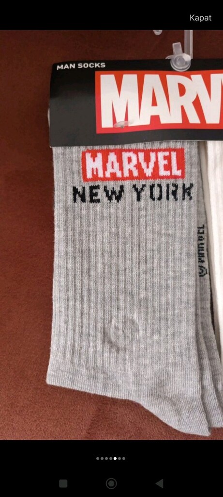 MARVEL 2 Lİ ERKEK ÇORAP - 3