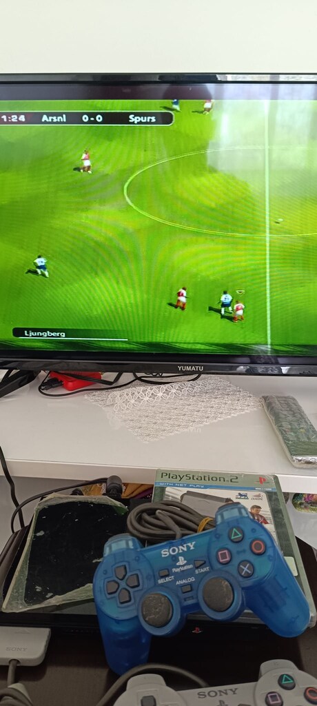 PS2 Slim + 2 adet A 1200 KORE Kol+Fifa 2005.Ücretsiz KARGO.Dikimevi - 11