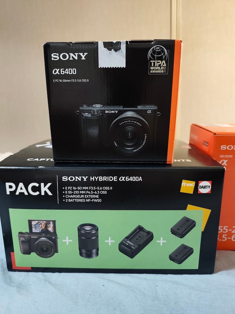 Sony A6400 Set Sıfır Ayarında Kutulu 16-50mm ve 55-210mm Lensler - 2
