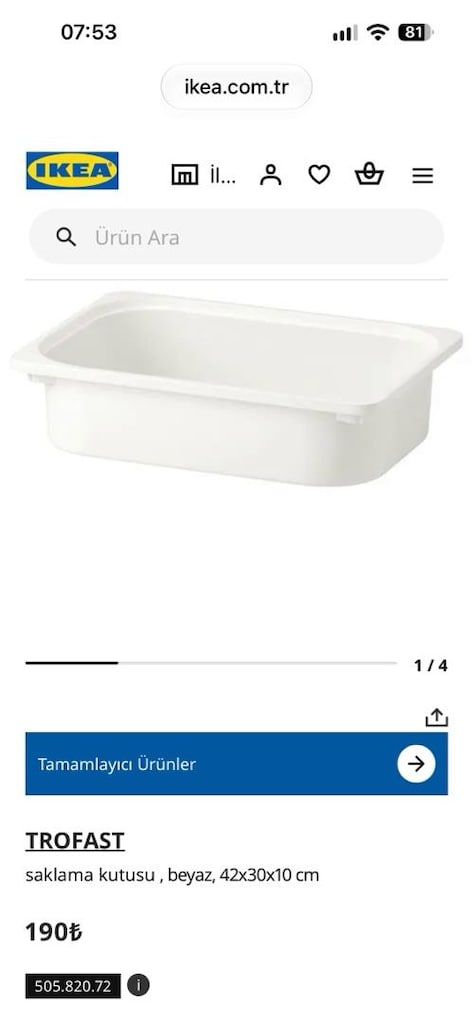 ikea Trofast Düzenleme Saklama Ünitesi - 3