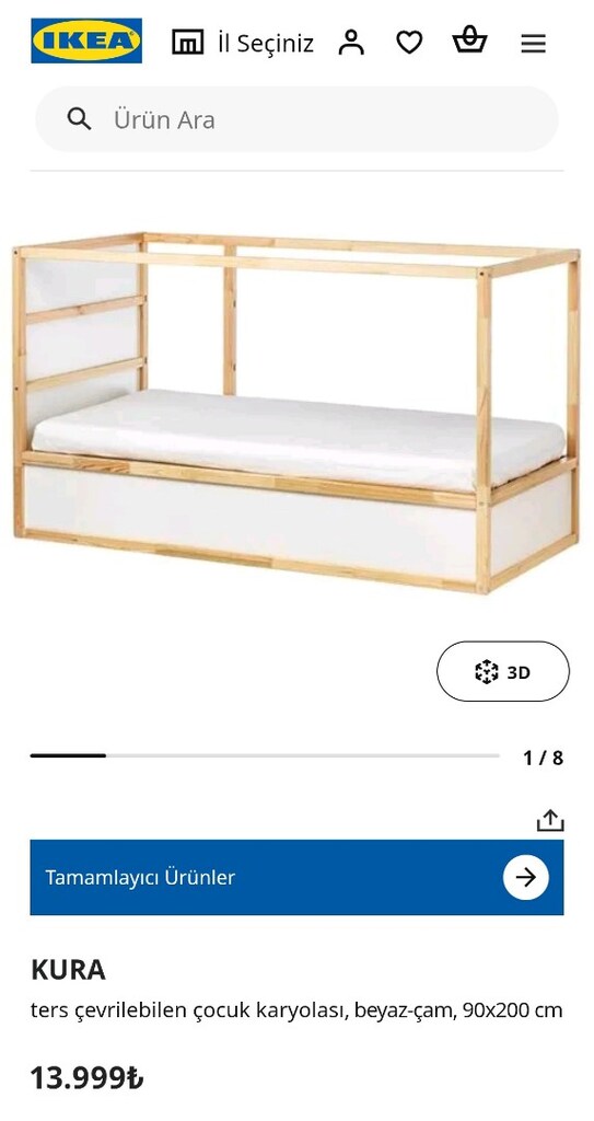 IKEA Kura - Cift yonlu cocuk yatagi - 7