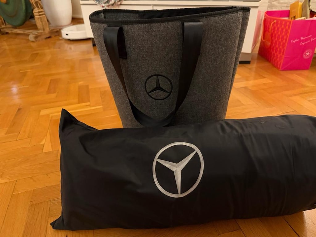 Orijinal Mercedes Keçe Çanta & Kese Amblemli Yorgan Seti - 10