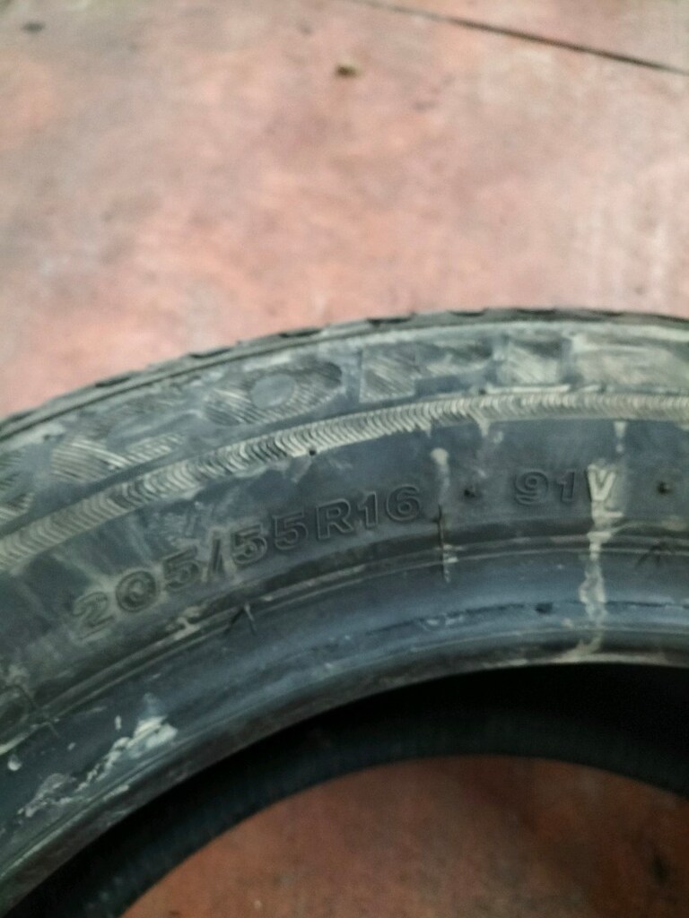 4 adet çıkma lastikler 205/55R16 sıfır gibi lastikler - 2