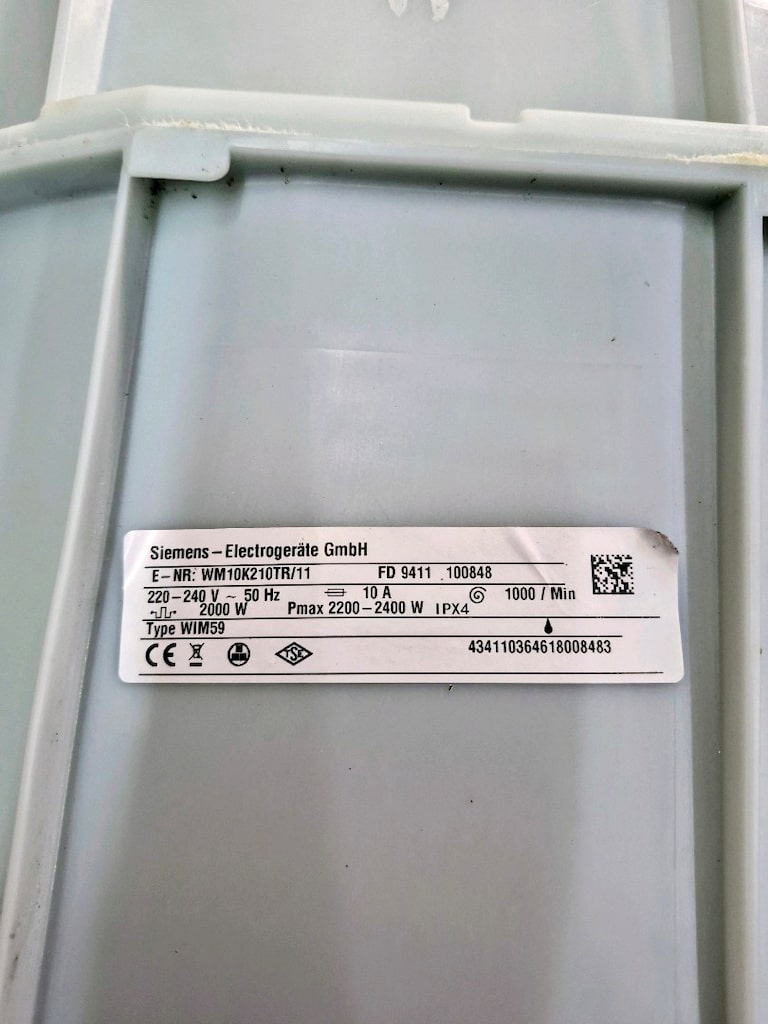 WM10K210TR/11 Boch Çamaşır Makinesi Komple Kazan ve Tambur Grubu - 6