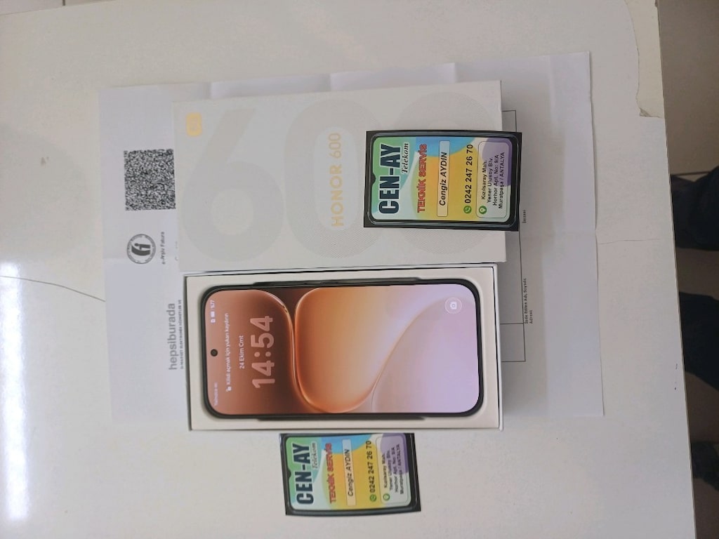HONOR 600 5G 256GB HATASIZ 3AYLIK SİYAH RENK - 9