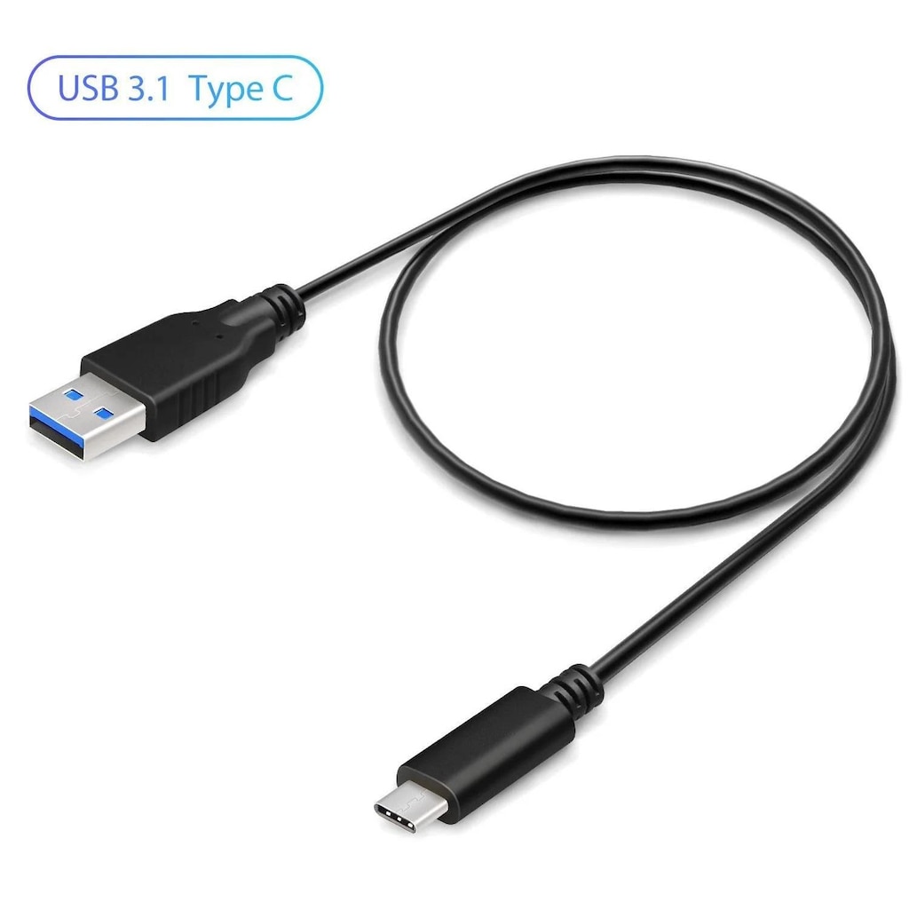 0.3/1/2/3 Metre USB Tip-C 3.1 To USB Tip-A 3.0 Şarj & Data Kablo - 3