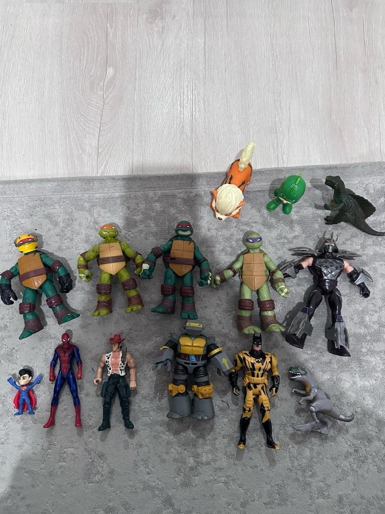 Ninja turtles aksiyon figür oyuncaklar - 4