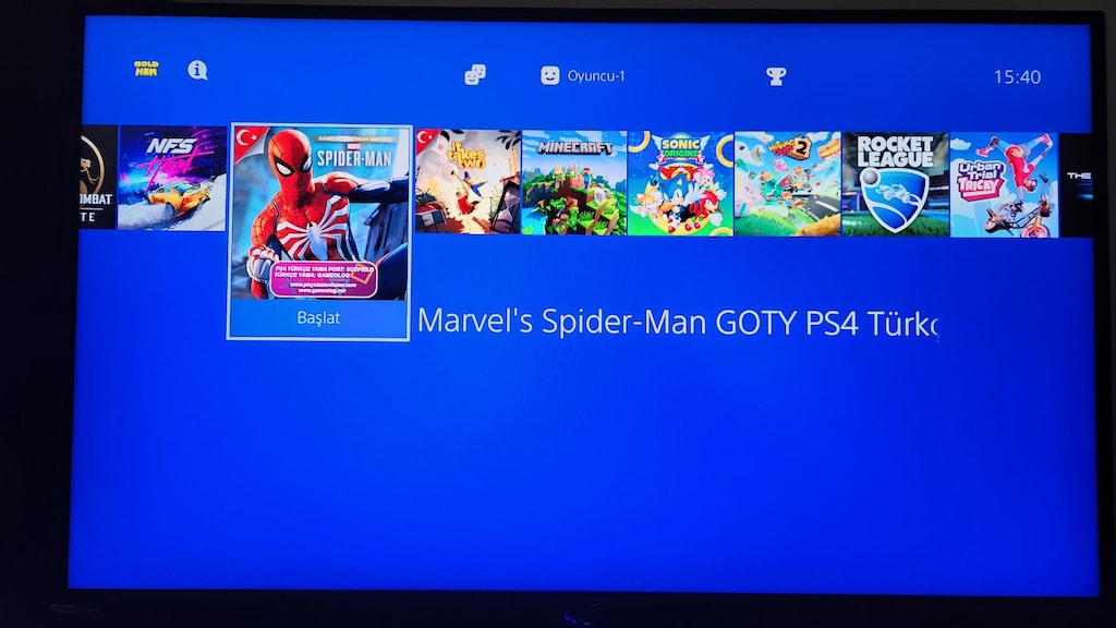 PS4 Slim 1 TB GOLD Edition, FC 27+15 Oyun, 2 Orijinal Gold Kollu - 11