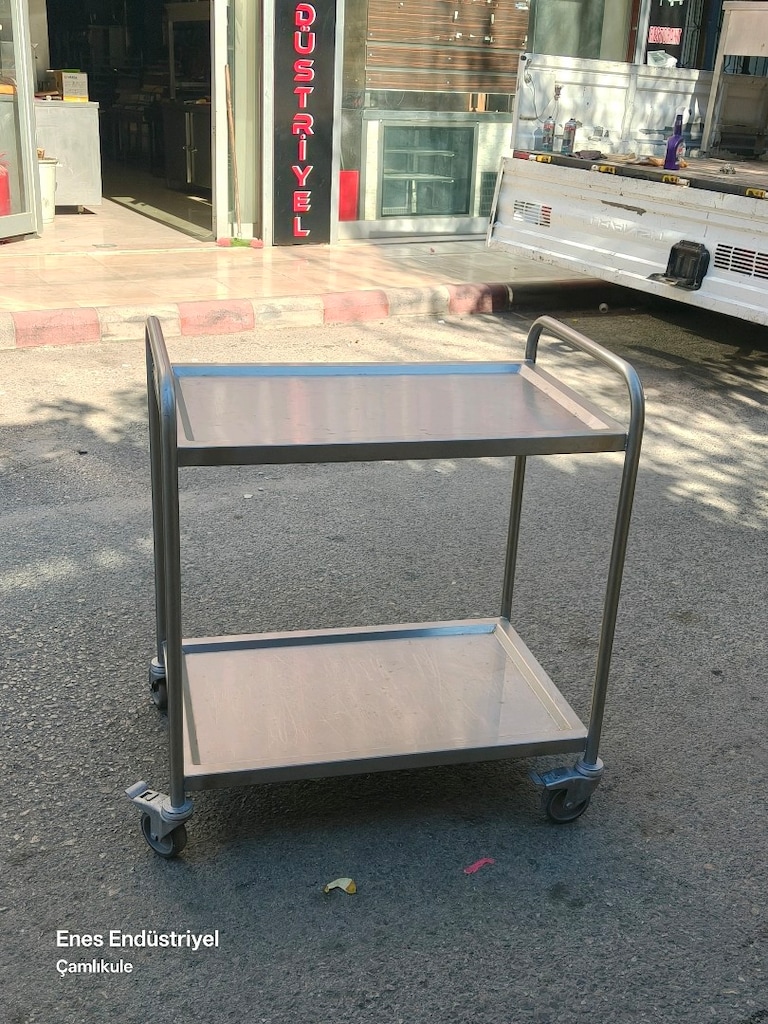 krom servis arabası - 6