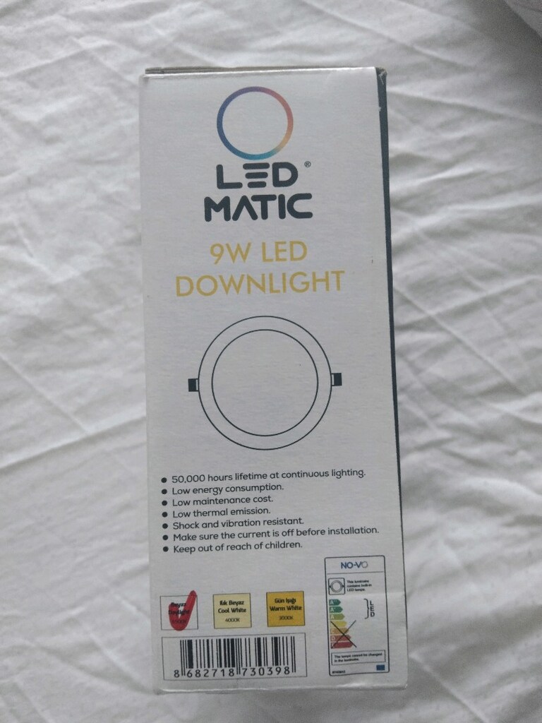 HoroZ Electric Slim-6 LED panel Novo 6watt 9watt . - 12