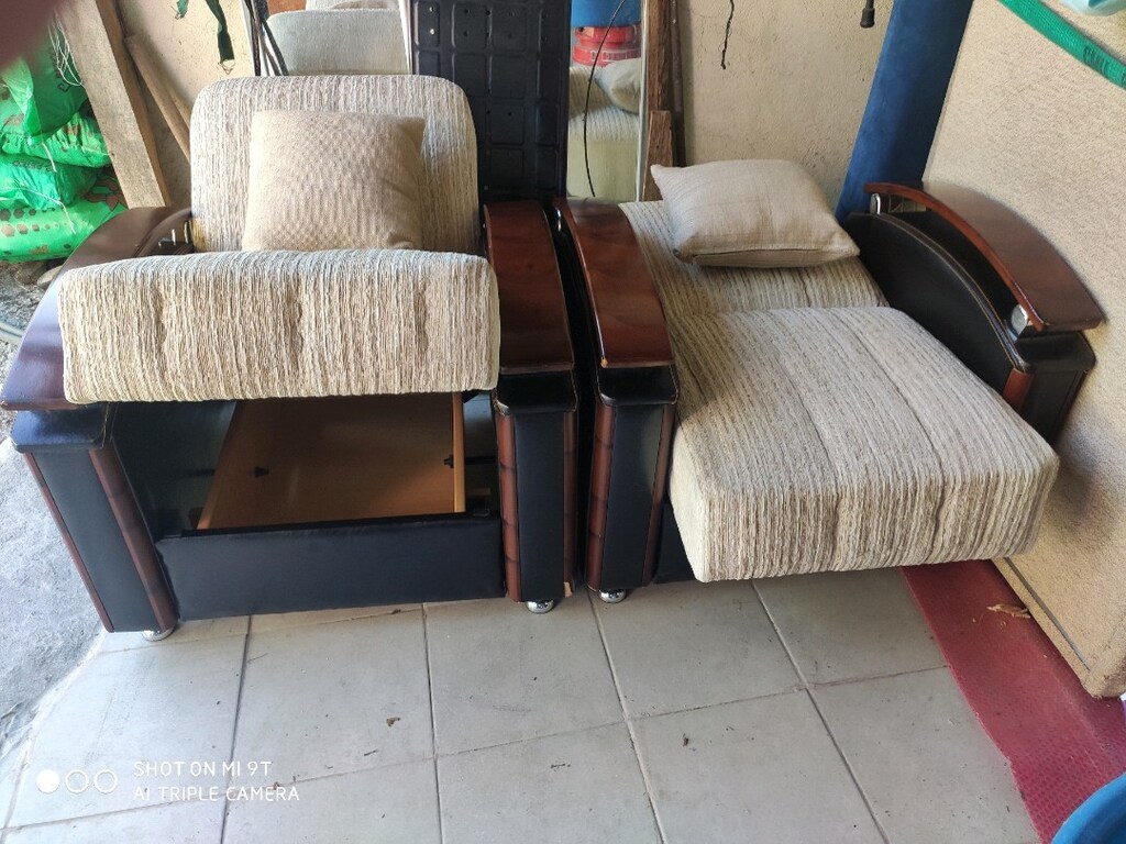 tekli koltuklar sandıklı yatak oluyor tertemiz saglam - 4