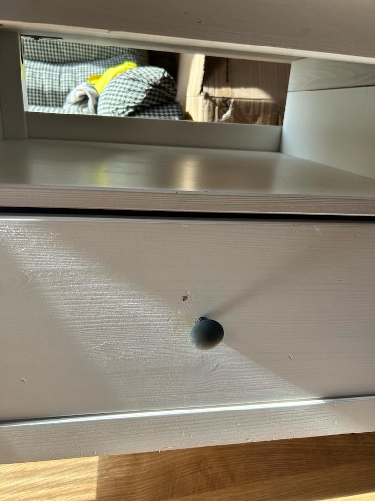 tv ünitesi sehpası IKEA HEMNES BEYAZ - 4