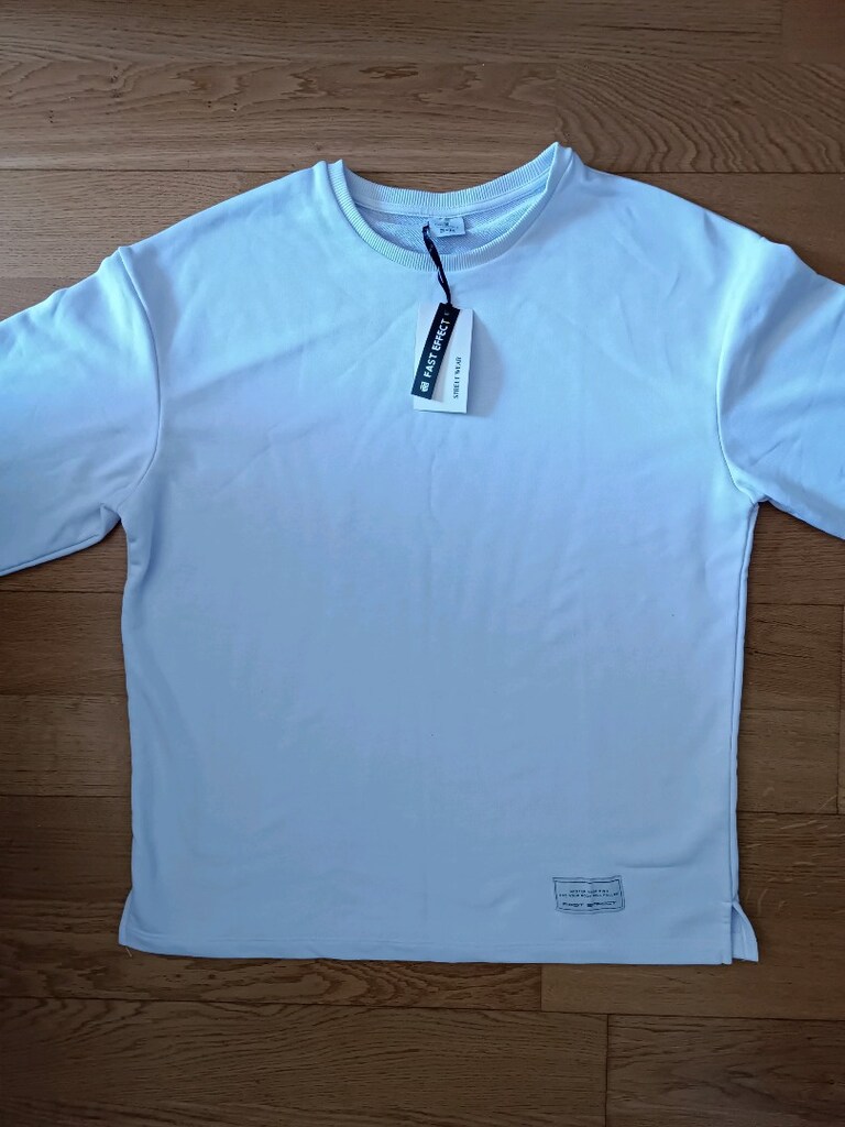 OVERSİZE, erkek tarz tshirt, beyaz,tişört,S/M yazıyor ama L/XL de uygu - 4