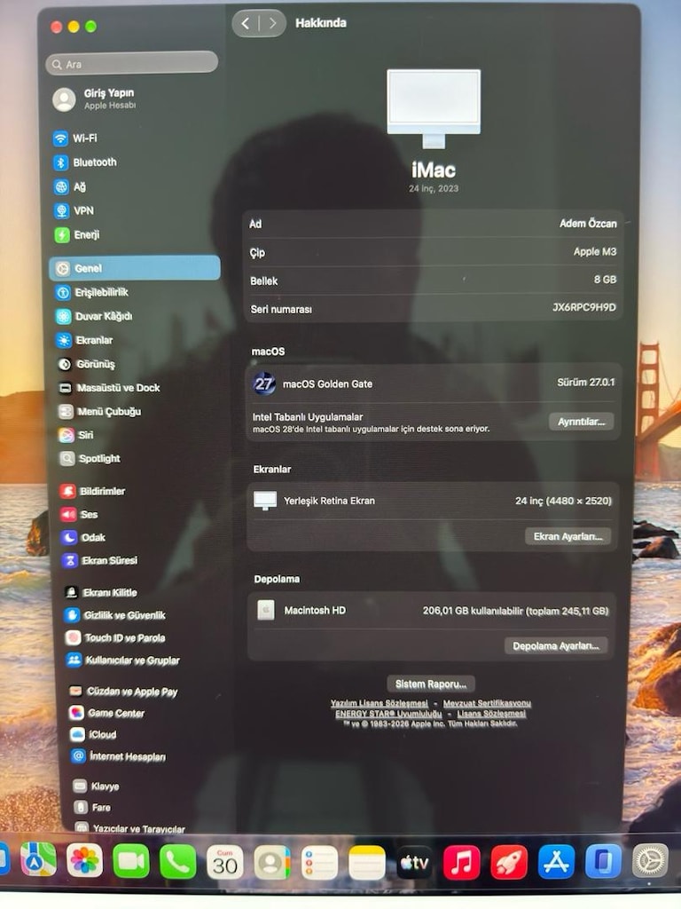 iMac / M3 / 24 inç / 8 GB Ram / 256 GB Ssd - 2