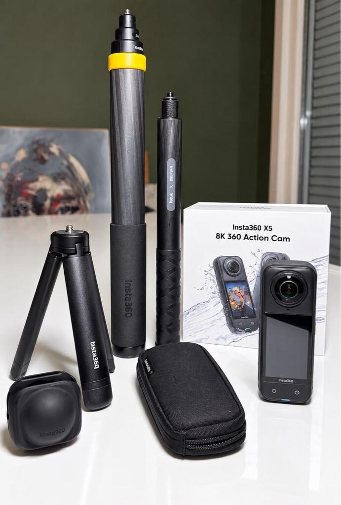 insta360 x5 aksiyon kamera full paket - 4