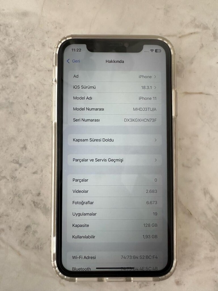 Acil satılık iphone 11 128 gb - 7
