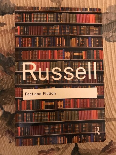 Fact and Fiction / Bertrand Russell