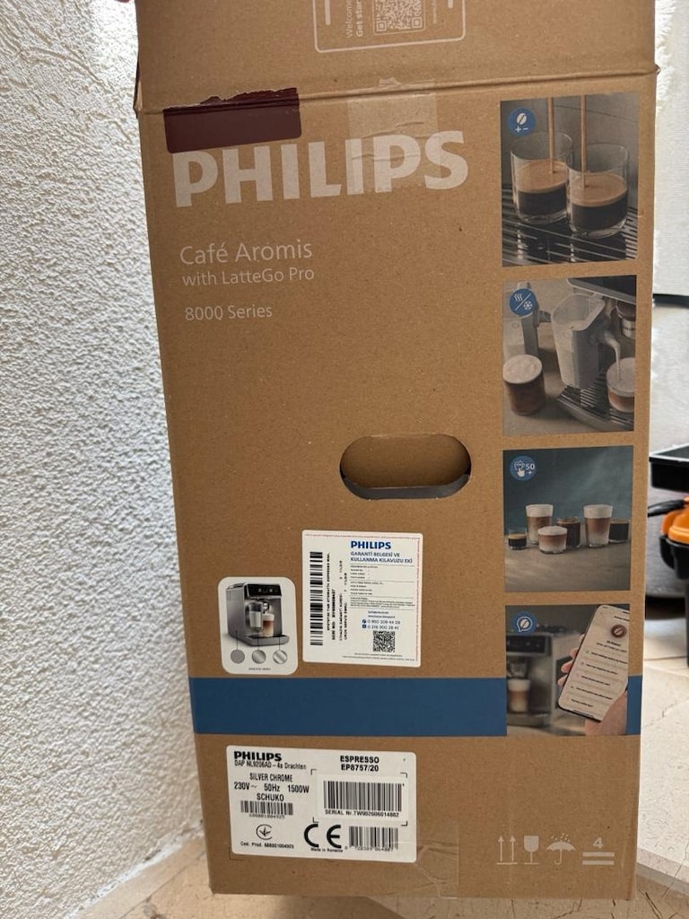 PHILIPS 8000 Serisi LatteGo Pro Café Aromis Kahve Makinesi - 6