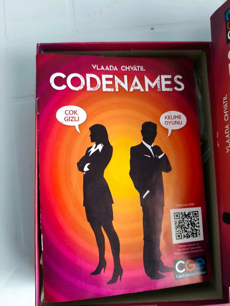 Codenames Çok Gizli Kelime Oyunu (orjinal) - 2