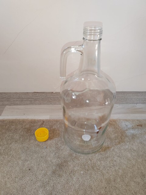 Paşabahçe 3 Litre Kulplu Galon Cam Şişe Yağlık Plastik Kapaklı