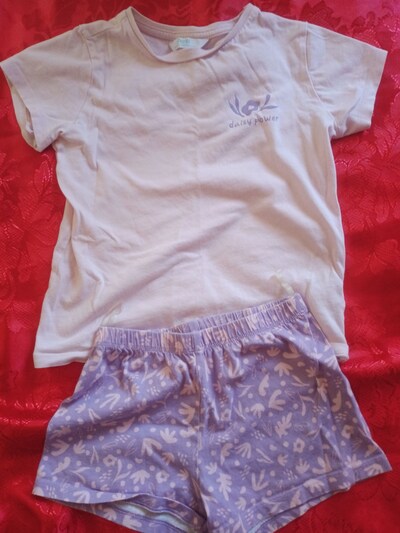Penti 5-6 yaş kız çocuk %100 pamuklu şort takım pijama