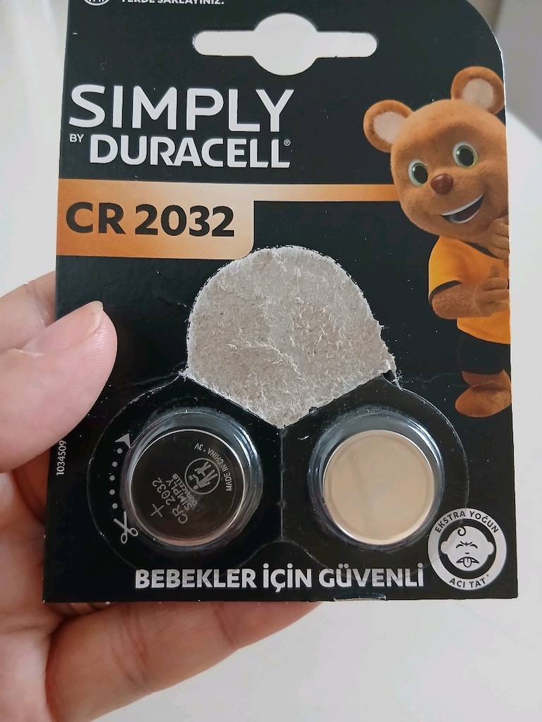 Duracell CR 2032 Lityum Düğme Piller 3V (3 Adet) - 2