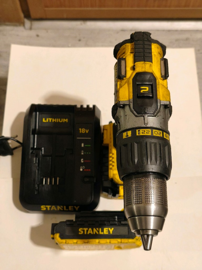 ORİJİNAL STANLEY 18 VOLT ŞARJLI DARBELİ MATKAP - 13
