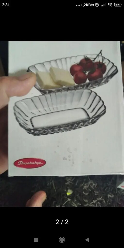 2 adet Paşabahçe tabak - 2