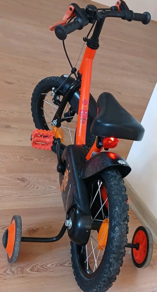 Btwin çocuk bisikleti 14 jant Decathlon YENİ GİBİ Ön Sepetli - 16