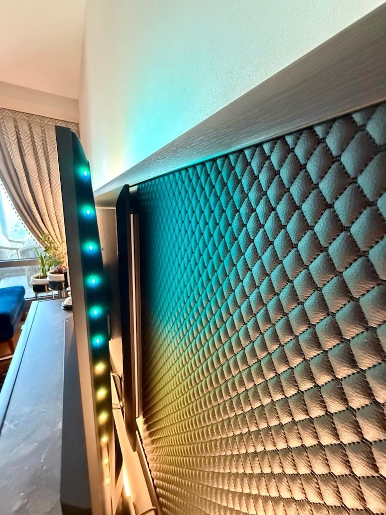 Enza Home Deri Detaylı Panolu Premium TV Ünitesi - 5