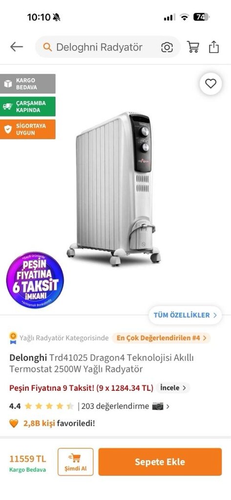 delonghi radyatör - 3